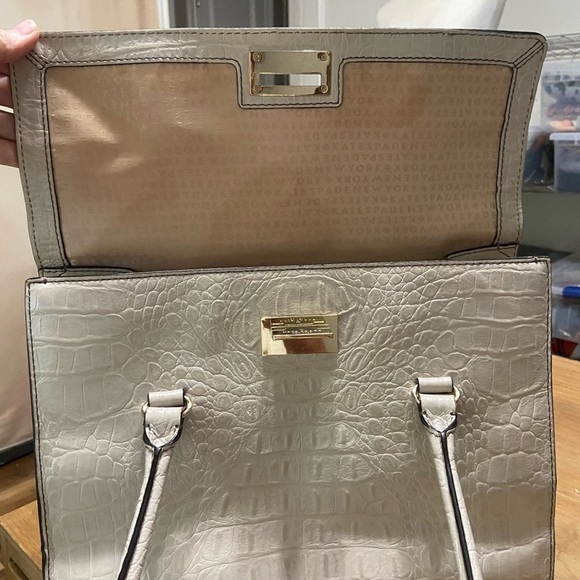 Kate Spade Croc-Embossed Shoulder Bag - Picture 7 of 16
